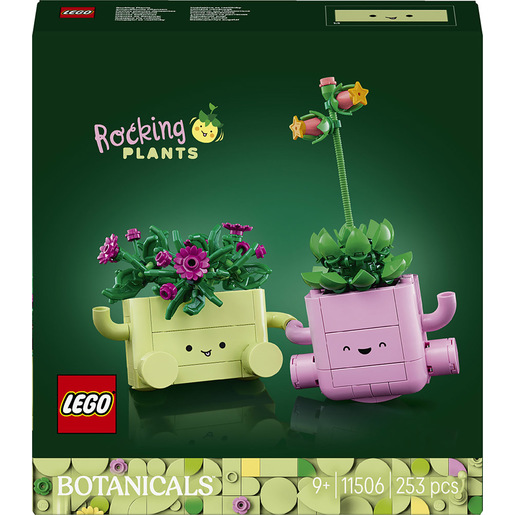 LEGO Botanicals 11506 Piante Dondolanti, Set con 2 Piante Finte e 2 Vasi - Decorazione da Camera da Letto, Regalo Bambine 9+