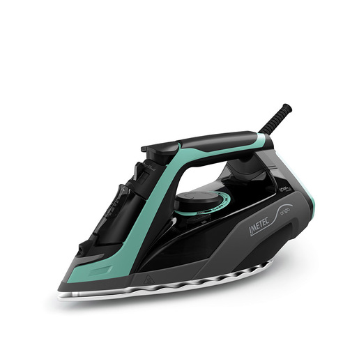 Image of Imetec Onda F1, Ferro da Stiro a Vapore con Piastra a Onde Scorrevole Brevettata, 2400 W, Colpo di Vapore 200g, Serbatoio 300 ml, Tripla Protezione Antic