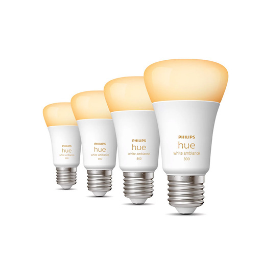 Image of Philips Hue White ambiance 4 Lampadine Smart E27 60 W