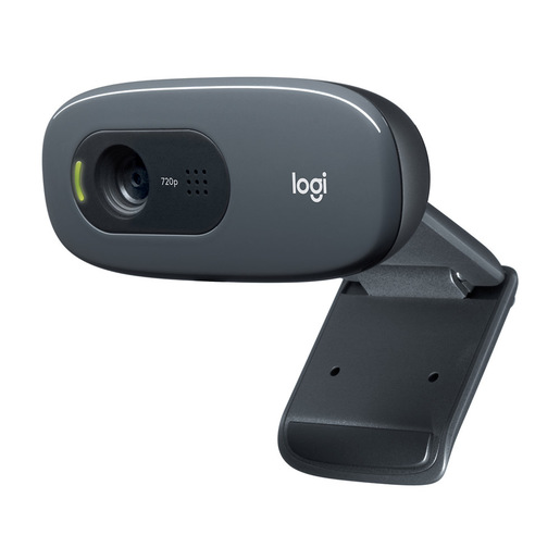Image of Logitech C270 Webcam HD, HD 720p/30fps, Videochiamate HD Widescreen, Correzione Automatica ?Luminosità, Microfono Riduzione del Rumore, Skype, FaceTim