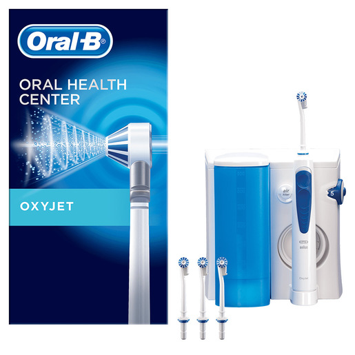 Image of Oral-B Oxyjet Sistema Pulente Con Idropulsore Con 4 Testine Oxyjet