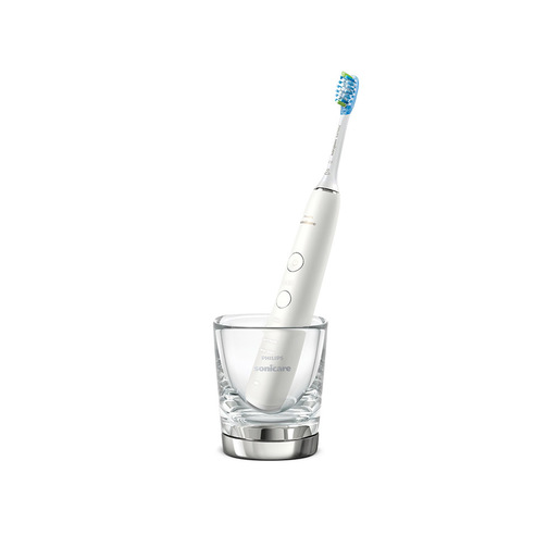 Image of Philips Sonicare DiamondClean serie 9000 Spazzolini Elettrico Sonico bianco, con custodia da viaggio HX9911/27