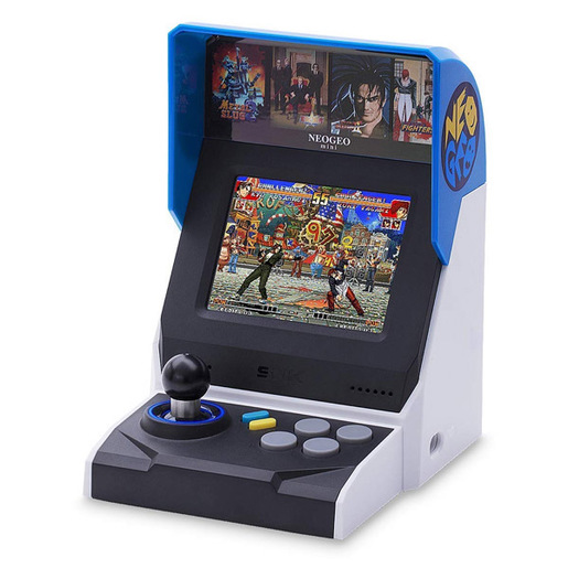 Image of SNK Corporation NEOGEO Mini console da gioco portatile 8,89 cm (3.5'') Nero, Blu, Argento