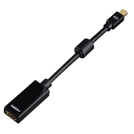 Image of Hama 00054560 cavo e adattatore video Mini DisplayPort HDMI tipo A (Standard) Nero