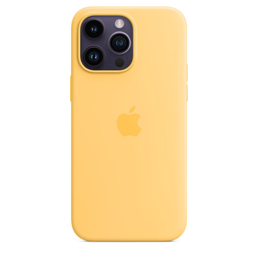 Image of Apple Custodia MagSafe in silicone per iPhone 14 Pro Max - Aurora