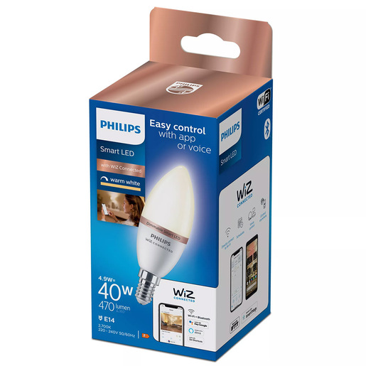 Image of Philips Oliva 4,9 W (Eq. 40 W) C37 E14