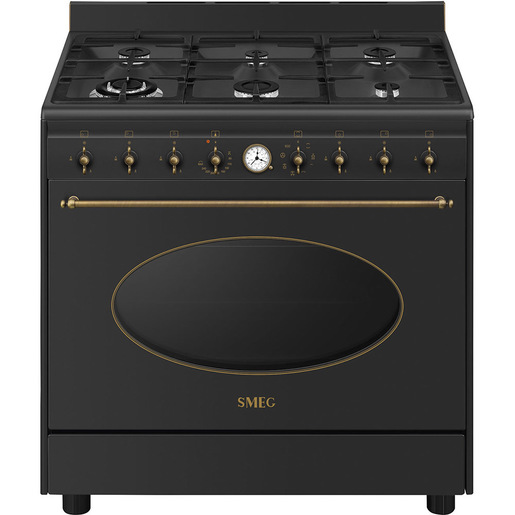 Image of Smeg Coloniale CO96GMA9 cucina Cucina freestanding Elettrico Gas Antracite