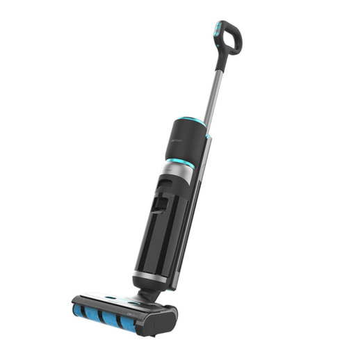 Image of Cecotec FreeGo Wash&Vacuum Mocio elettrico Batteria Bagnato Senza sacchetto Nero, Blu 3 Ah