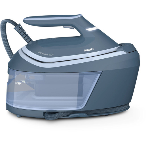 Philips Serie 6000 PerfectCare PSG6042/20, Ferro da stiro generatore di vapore, 2400W, 1.8L, piastra in acciaio inox