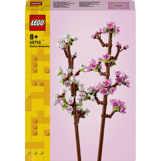 Image of LEGO Botanicals 40725 Fiori di Ciliegio, Set per Adulti, Bambine e Bambini da 8+, Regalo Collezione Botanica per Donna o Uomo