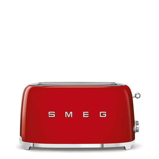 Image of Smeg Tostapane 50's Style – Rosso LUCIDO 2x4 – TSF02RDEU