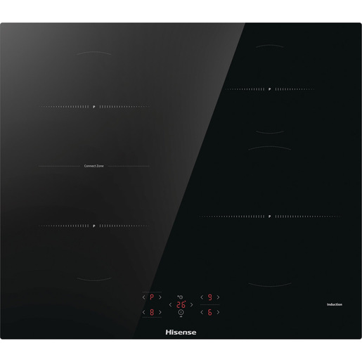 Image of Hisense HI6421BSC Nero Da incasso 59.5 cm Piano cottura a induzione 4 Fornello(i)