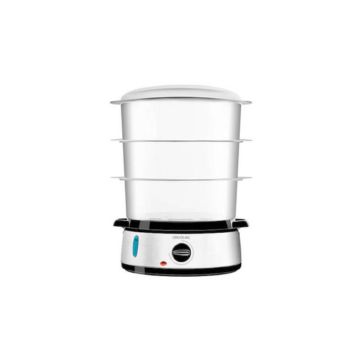 Image of Cecotec Vapovita 3000 Inox pentola a vapore Libera installazione 800 W Nero, Acciaio inox, Trasparente