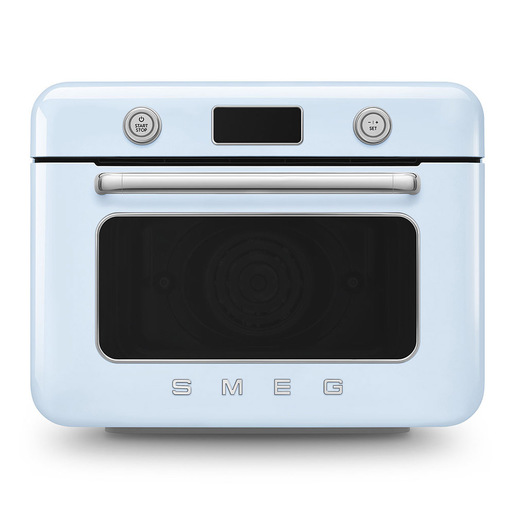 Image of Smeg Forno combinato a vapore da appoggio 50's Style - Azzurro - COF01PBEU