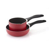 Fratelli Guzzini Set: Padella 16 Cm + Bollilatte 12 Cm ''Cook&Plus''-image