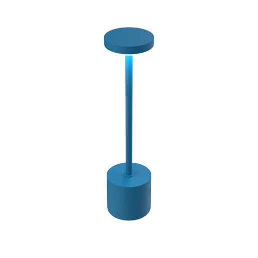 Image of Muitomas UPNDOWNLAMPBL lampada da tavolo LED Blu artico