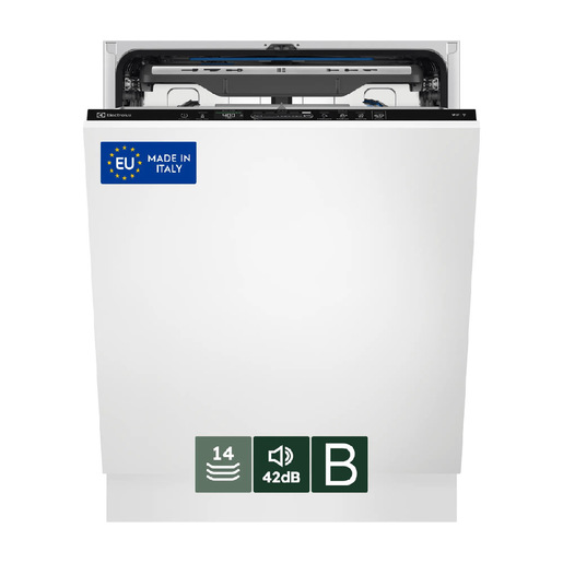Electrolux Lavastoviglie Incasso 60 Cm - Int. Totale 14 Coperti Classe B 42 Dba MADE IN ITALY EEM68510W