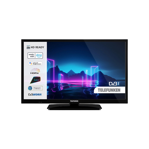 Image of Telefunken TE24550B42V2E TV 61 cm (24'') HD Smart TV Nero 220 cd/m²