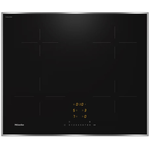 Miele KM 7221 FR Nero Da incasso 62.6 cm Piano cottura a induzione 4 Fornello(i)