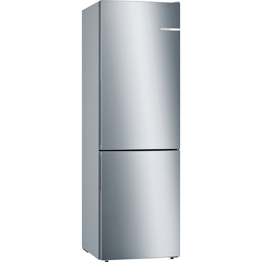 Image of Bosch Serie 6 KGE36ALCA Frigorifero Combinato da libera installazione 186 x 60 cm Metal look Classe C