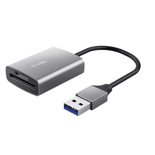 Image of Trust Dalyx lettore di schede USB 3.2 Gen 1 (3.1 Gen 1) Alluminio
