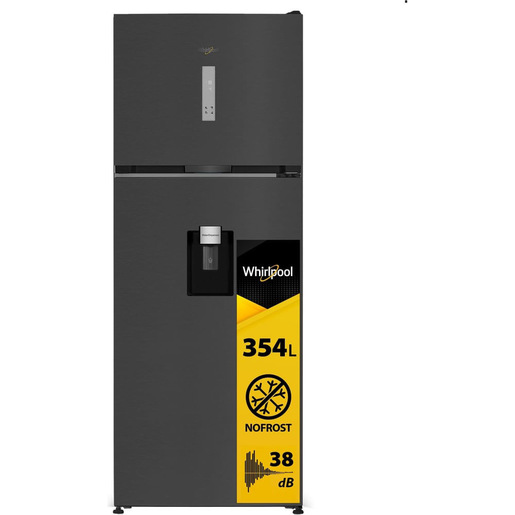 Image of Whirlpool WHD2 6472W X4E Frigorifero doppia porta a libera installazione, Dual no frost, 70cm, Classe E, Pearl Inox, 38 dbA, h187 cm