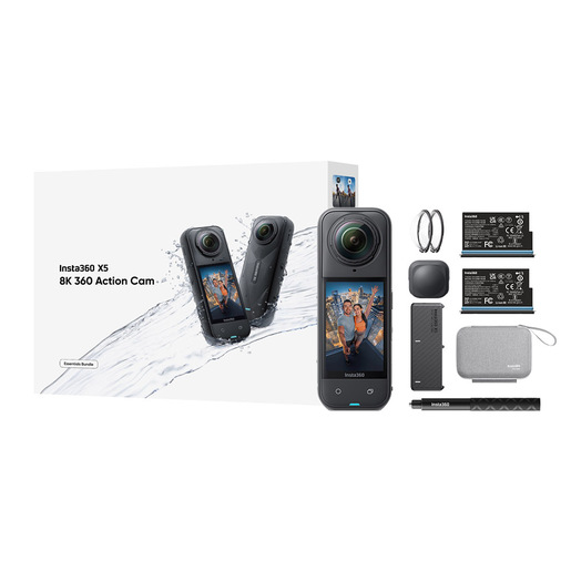 Image of Insta360 X5 Bundle fotocamera per sport d'azione 72 MP 8K Ultra HD 25,4 / 1,28 mm (1 / 1.28'') Wi-Fi 200 g