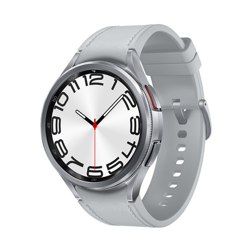 Image of Samsung Galaxy Watch6 Classic Smartwatch Fitness Tracker Ghiera Interattiva in Acciao Inox 47mm Silver