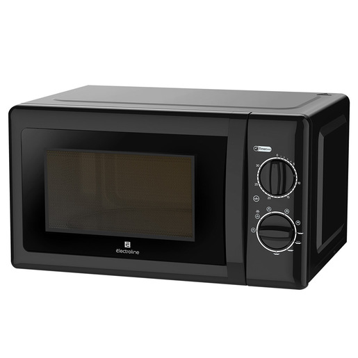 Electroline ELNFDAGM20BLACK forno a microonde Nero Microonde con grill Superficie piana 20 L 800 W