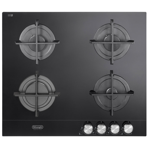 Image of De’Longhi SLF 4R60 LN2 piano cottura Nero Da incasso 60 cm Gas 4 Fornello(i)