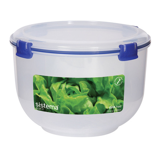Image of Sistema Klip It Rotondo Barattolo 3,5 L Blu, Trasparente 1 pz
