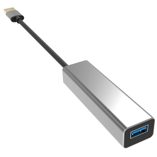 Image of IOPLEE IOPEXTHUB363G hub di interfaccia USB 3.2 Gen 1 (3.1 Gen 1) Type-A 5 Mbit/s Grigio, Metallico