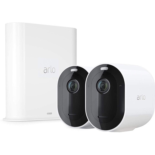 Image of Arlo VMS4240P kit 2 telecamere di sicurezza IP Interno e esterno Lampadina Parete 2560 x 1440 Pixel + base