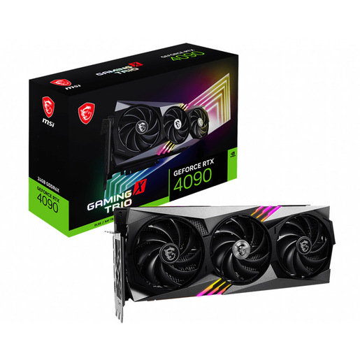 Image of        MSI GAMING GeForce RTX 4090 X TRIO 24G NVIDIA 24 GB GDDR6X