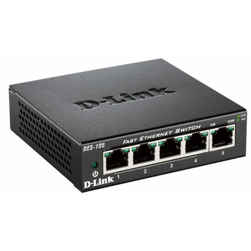Image of D-Link DES-105 Non gestito L2 Nero