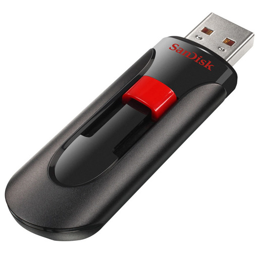 SanDisk Cruzer Glide unità flash USB 32 GB USB tipo A 2.0 Nero, Rosso