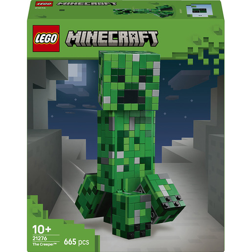 LEGO Minecraft 21276 Creeper Giocattolo, Action Figure Snodabile con Scomparto Segreto, Giochi Bambini 10+ Fan dei Videogiochi