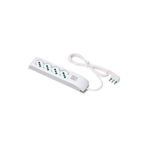 Image of FANTON 410100 prolunghe e multiple 1,5 m 4 presa(e) AC Interno Bianco