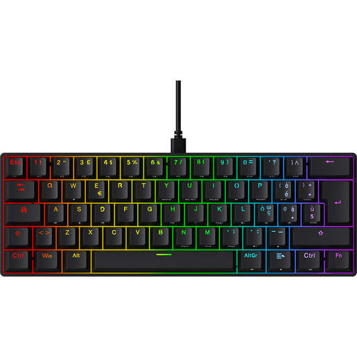 Image of IOPLEE IOPEXTWDGKBS619 tastiera Gaming a filo QWERTY Italiano Nero