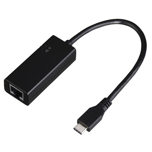 Image of Hama Convertitore USB Type C M/8p8c F (RJ 45), Fast Ethernet LAN 10/10