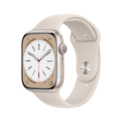 Apple Watch Series 8 GPS 45mm Cassa in Alluminio color Galassia con Ci