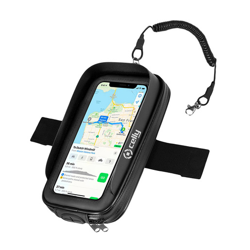 Image of Celly RideMagnet Supporto passivo Telefono cellulare/smartphone Nero, Trasparente