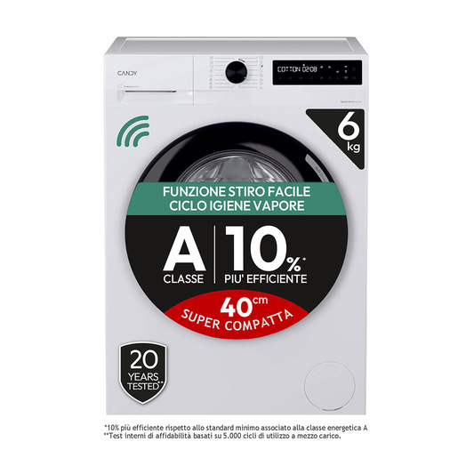 Image of Candy BR 26SCB6-S lavatrice Caricamento frontale 6 kg 1200 Giri/min Bianco