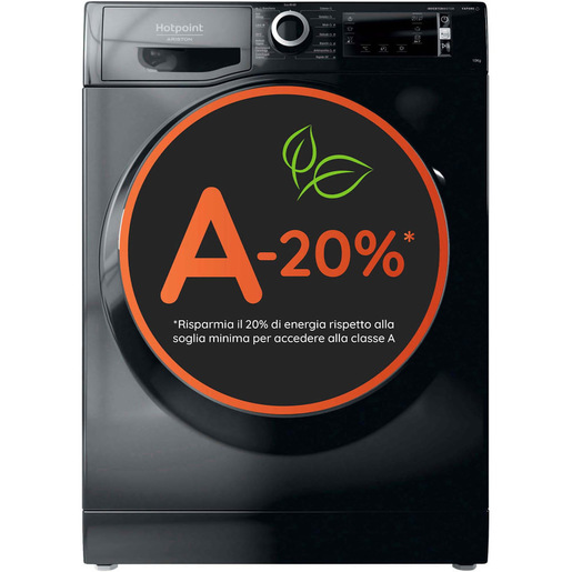 Image of Hotpoint Ariston Ariston Lavatrice NBT108BLACKIT 10KG Classe A-20%