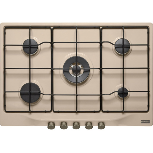 Image of Franke Country FCH 750 OA Nero, Crema Da incasso 75 cm Gas 5 Fornello(i)