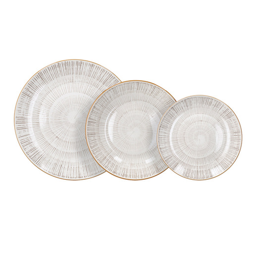 Image of Tognana Porcellane MC070186186 servizio da tavola 18 pz Porcellana Beige
