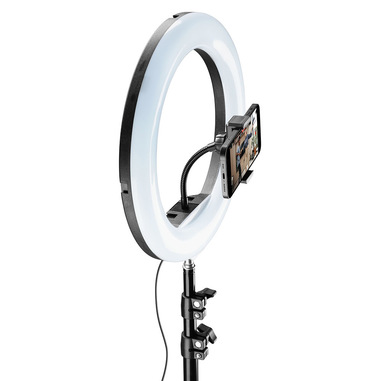 Luce Ad Anello LED 12'' Con Treppiede 160cm - 2800mAh, Telecomando - Per Selfie, TikTok E Video
