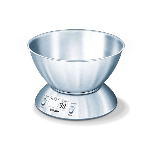 Image of Beurer KS 54- Bilancia da Cucina con Ciotola in Acciaio Inox