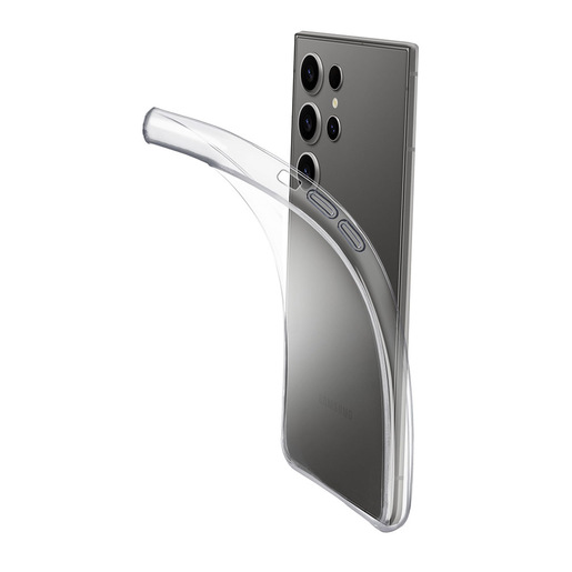 Image of Cellularline Fine - Galaxy S25 Ultra Cover in gomma morbida ultra sottile e trasparente