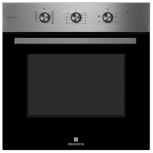 Image of Electroline MEOB70V8 forno 70L 3000W Nero Acciaio inox ventilato 9 funzioni